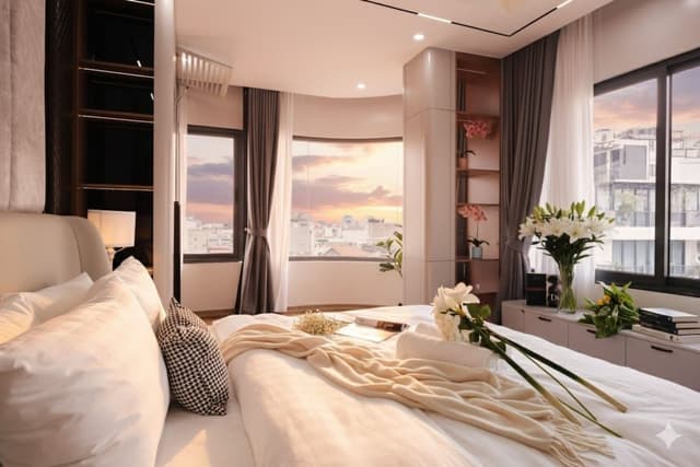 Elite Penthouse, Balcony, City View