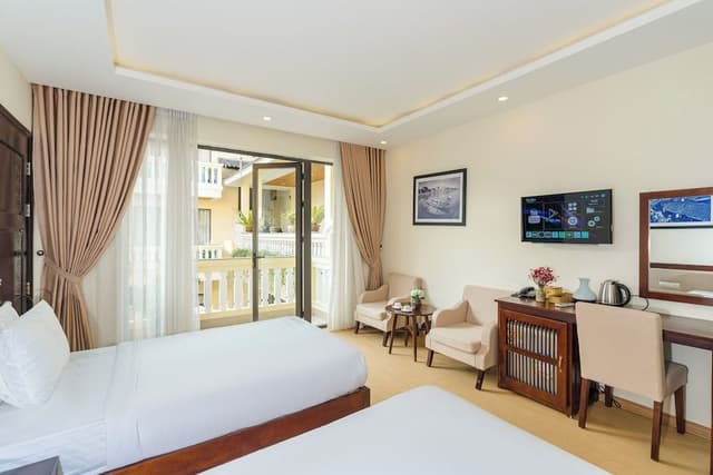 Deluxe Double Room, Balcony, Pool View