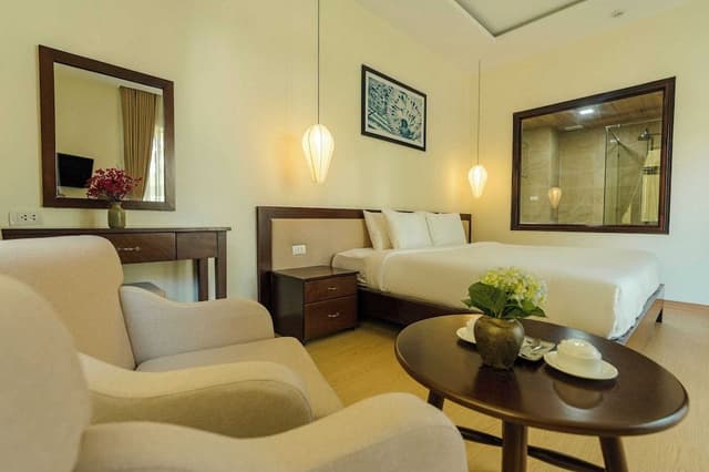 Deluxe Quadruple Room, Balcony, Pool View