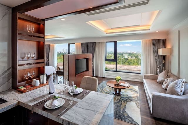 Presidential Double Room, 1 Bedroom, Kitchen, Park View