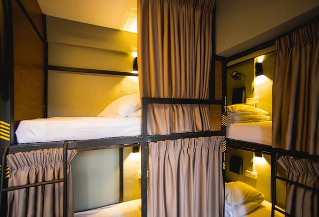 Bunk bed in 6-Bed mixed dormitory room
