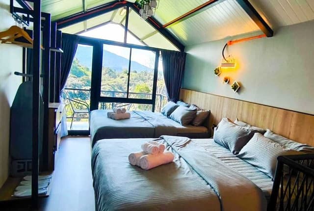 Family Studio Suite, Balcony, Mountain View