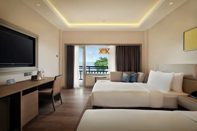 TWIN GUEST ROOM GARDEN VIEW HIGH FLOOR