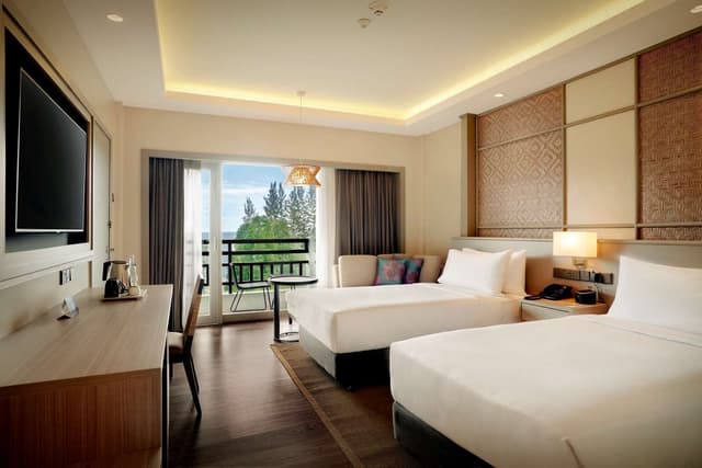 TWIN GUEST ROOM SEA VIEW WITH BALCONY