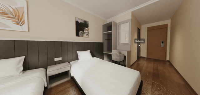 Connecting Rooms for 4 People