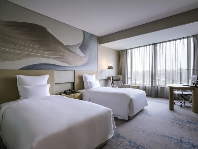 Deluxe Room, 2 Twin Beds, Club Lounge Access, City View (Executive)