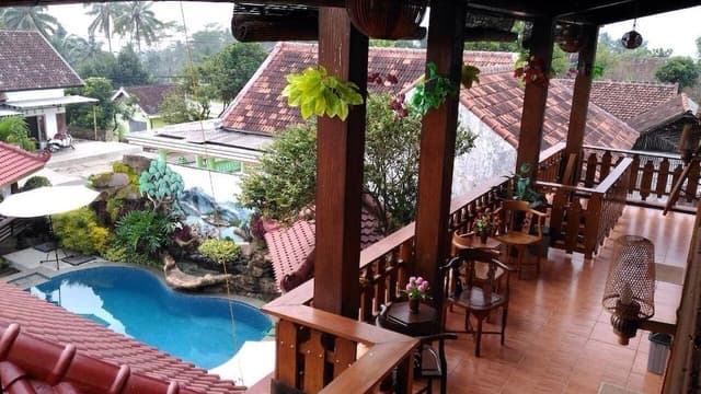 Panoramic Double Room, Private Bathroom, Pool View