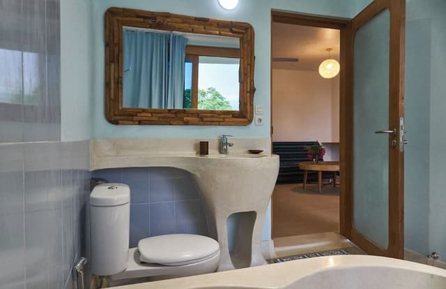 Villa, 2 Twin Beds, Bathtub, Sea View