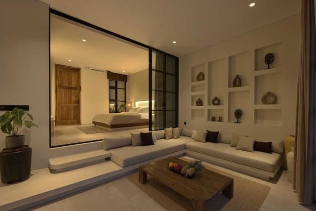 Villa, 1 King Bed, Pool View