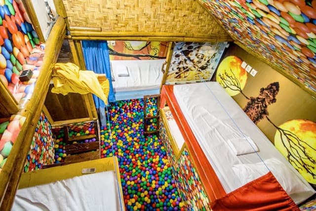 Design Shared Dormitory, Mixed Dorm (3P Dorm with AC)