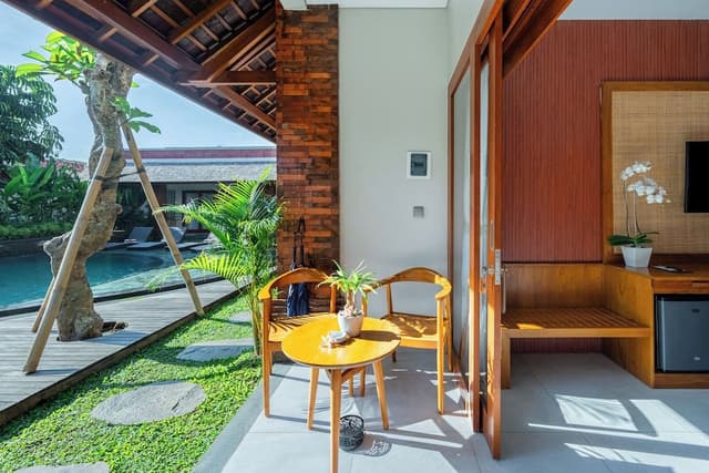 Double or Twin Room, Pool View