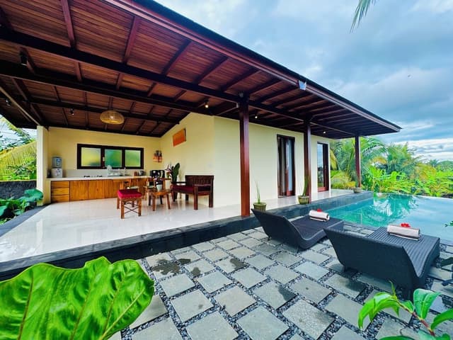 Deluxe Villa, 1 Bedroom, Kitchen, Pool View