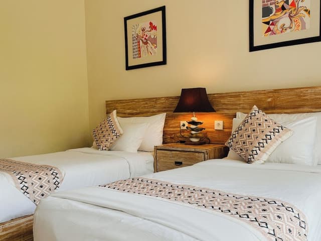 Family Twin Room, Terrace, Garden View