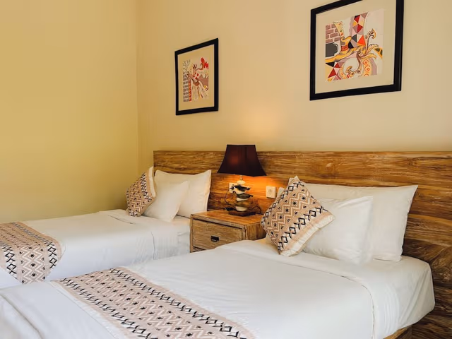 Family Twin Room, Terrace, Garden View