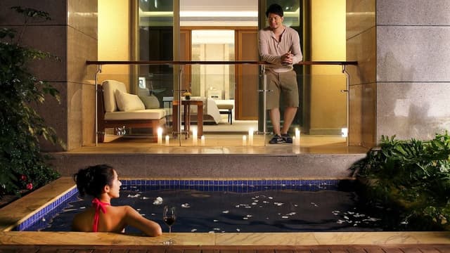 1 King 1 bdrm Ste Lounge Access Private Hot Spring