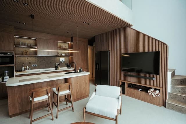 2BR Villa Prestige | Creekside Pool Villa with Shared Sauna, Concierge