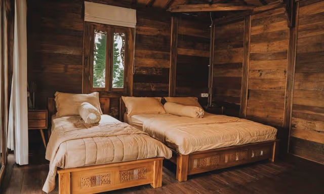 Triple Room, Garden View (Joglo)