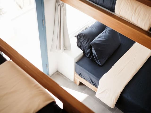 Shared Dormitory, Mixed Dorm, Pool View