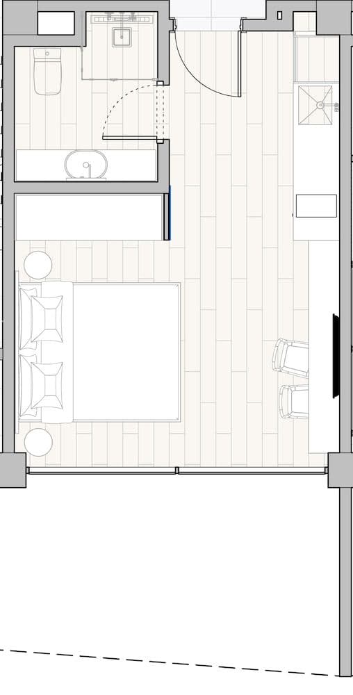 Signature Studio, 1 Bedroom, Non Smoking, Garden View