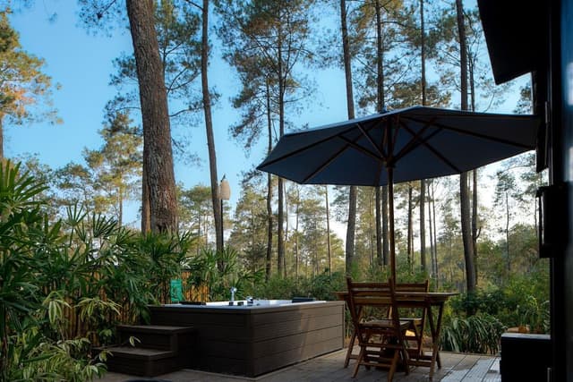 Deluxe Cabin, Hot Tub
