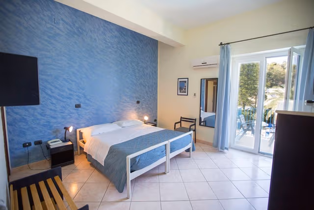 Double Room, Balcony, Pool View
