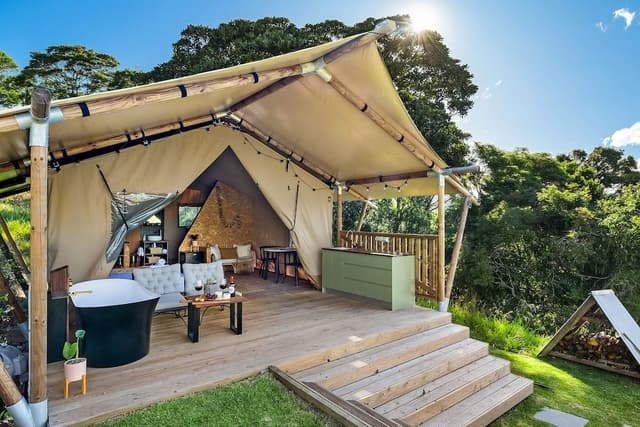 Luxury Tent, 1 King Bed, Hill View