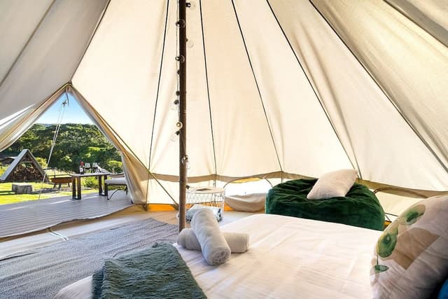 Traditional Tent, 1 Queen Bed, Hill View