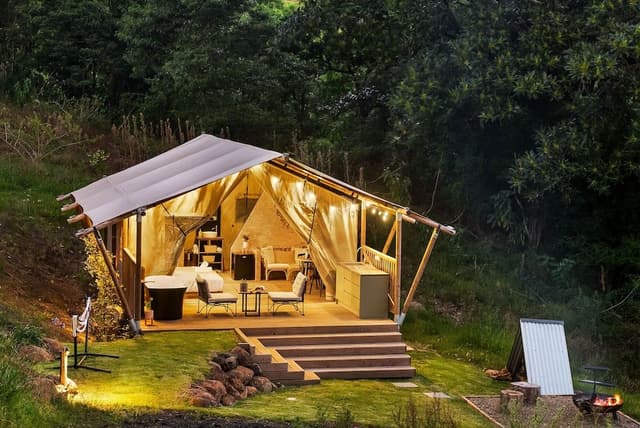 Luxury Tent, 1 King Bed, Hill View