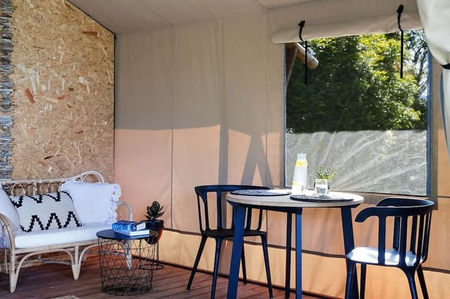 Luxury Tent, 1 King Bed, Mountain View