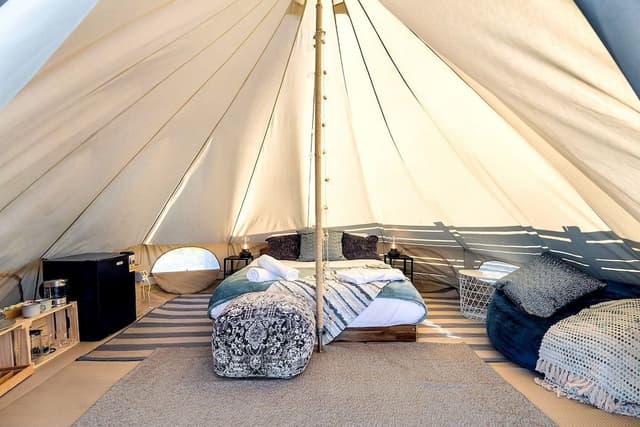 Traditional Tent, 1 Queen Bed, Mountain View