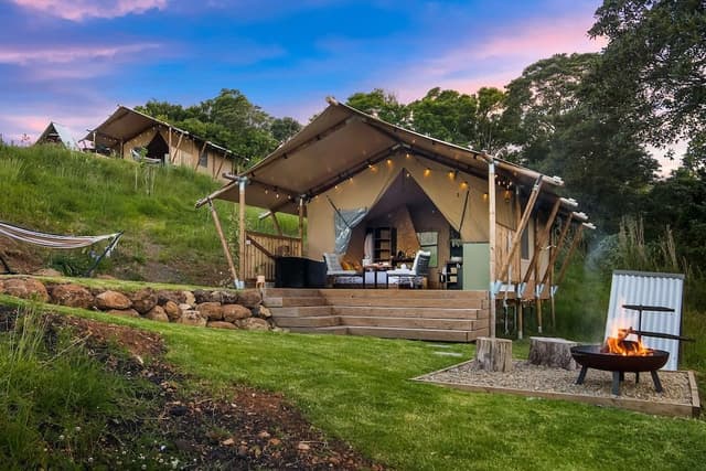 Luxury Tent, 1 King Bed, Hill View