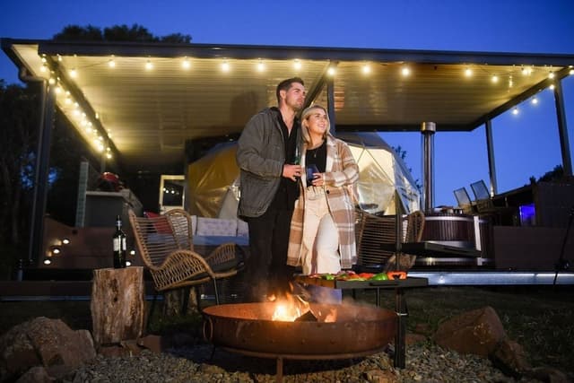 Superior Tent, 1 King Bed, Mountain View