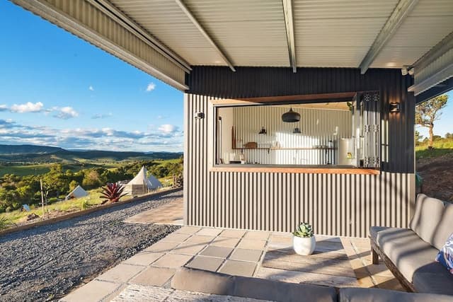 Traditional Tent, 1 Queen Bed, Hill View