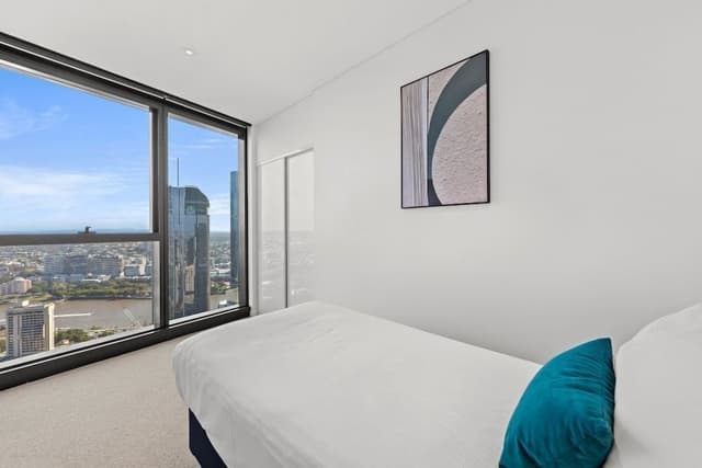 Two Bedroom One Bathroom Compact Sky High Apartment