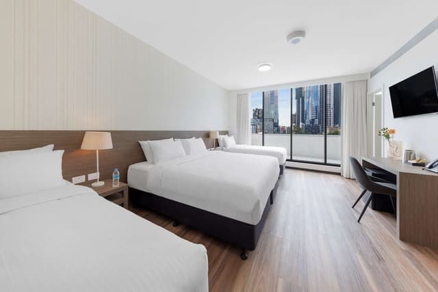 Executive Room, Multiple Beds, Non Smoking, City View