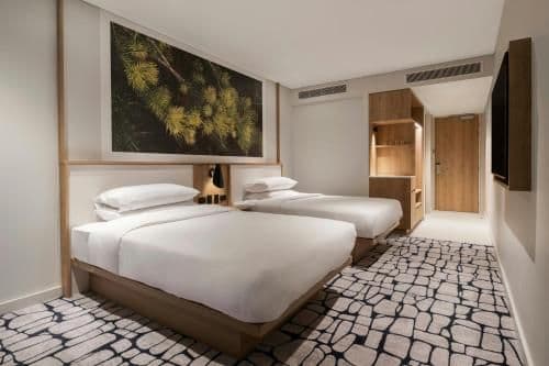 Guest room, 2 Double, Urban view
