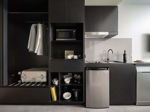 Studio, 1 Double Bed, Kitchen