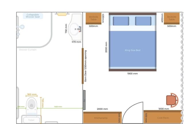 Comfort Room, 1 King Bed