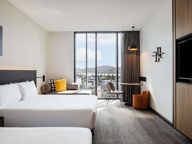 Deluxe Room, 2 Double Beds, Harbor View