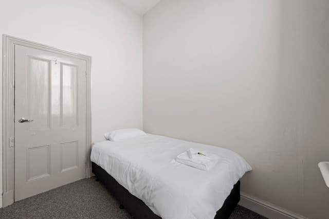 Basic Single Room, 1 Twin Bed, Shared Bathroom
