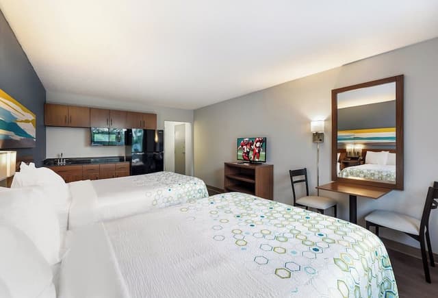 Studio, 2 Double Beds, Non Smoking, Kitchenette