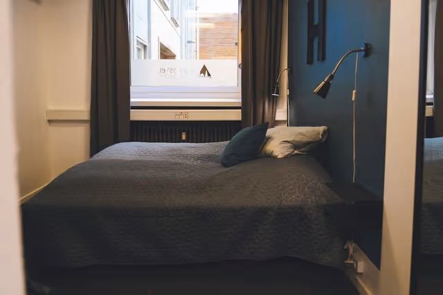 Private double room with shared bathroom