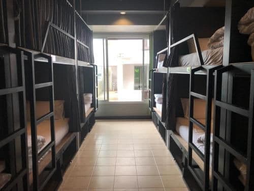 Bed in 12-Bed Male Dormitory Room