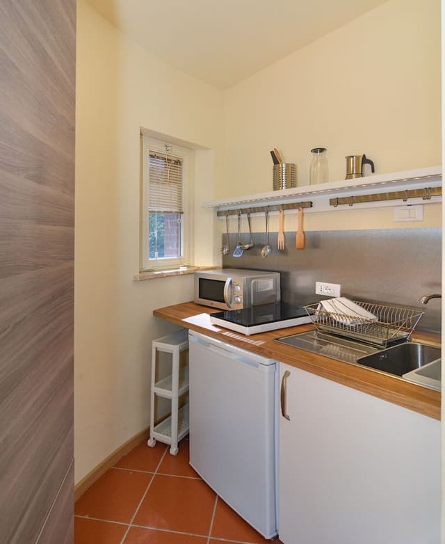 Studio, Kitchenette, Garden View