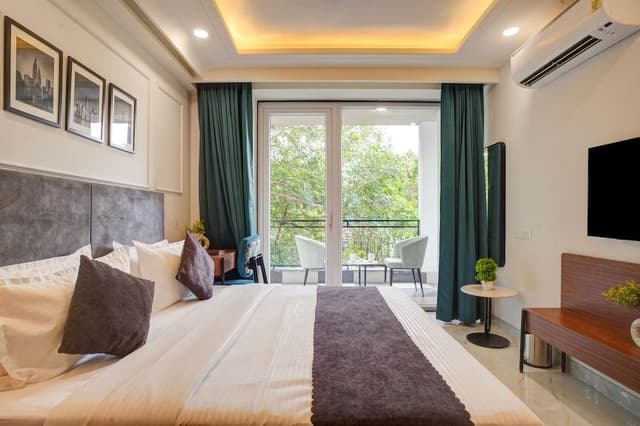 Standard Double Room, Balcony, City View
