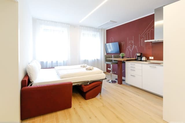 Basic Apartment, 1 Double Bed, City View
