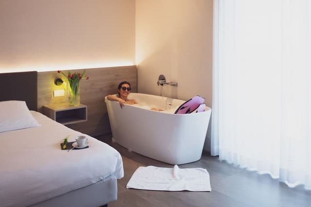 Deluxe Room with Balcony and Spa Access