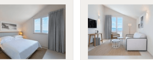 Suite, sea side, balcony