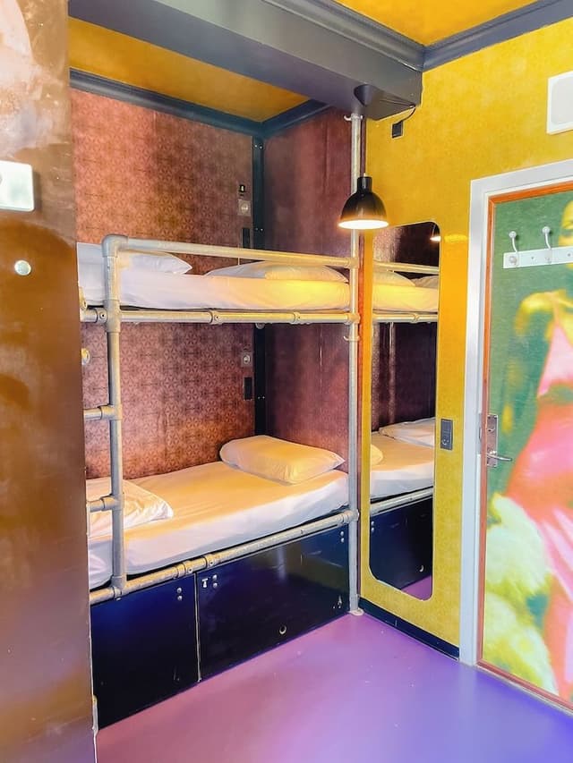 One Bed in a Four Bed Female Dorm With Shared Bathroom