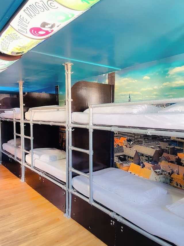 One Bed in a 8-12 Bed Mixed Dorm - Shared Bathroom